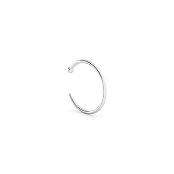 Nose Ring Diamond Cut Sparkly / Cartilage - Gold or Silver - 16 gauge